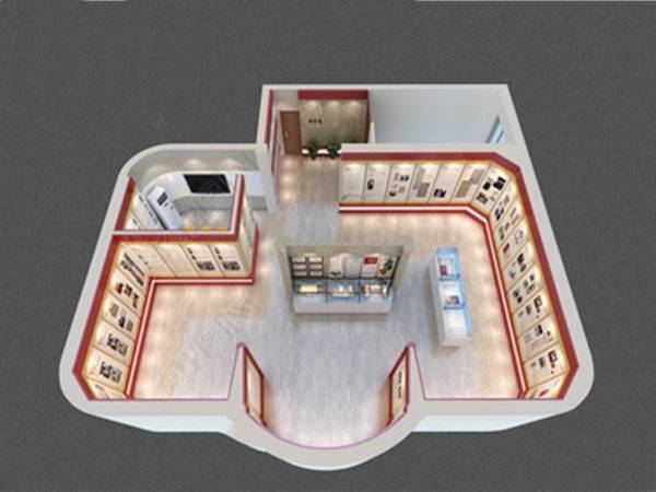 獨立文物展柜效果圖